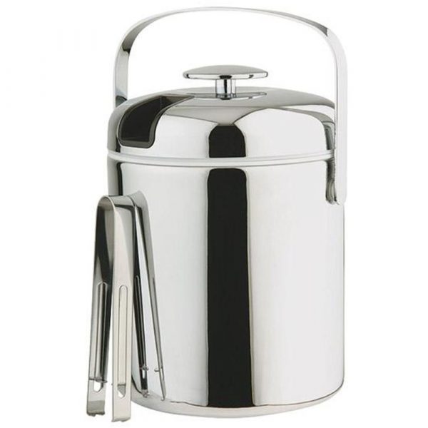 Conjunto balde de gelo com mola de 1.3lt - Ideal para festas e celebrações. Mantenha as bebidas frescas com estilo!