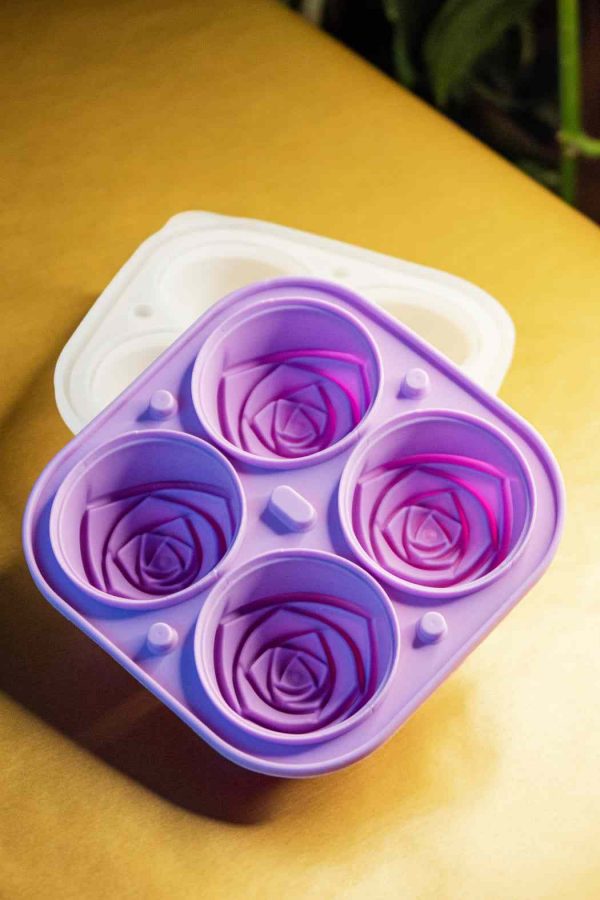 Bandeja de silicone Roxa para rosas ge - Ideal para arranjos florais. Suporte elegante para suas rosas. Compre online agora!