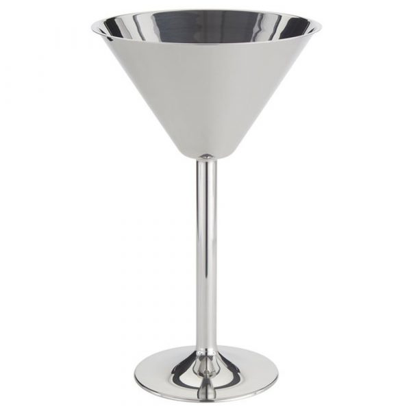 Copos Martini em Inox para Serviço de 40cl - Elegância e Qualidade Garantida para o seu Bar em Casa!