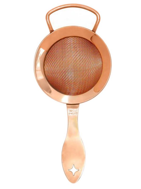 Filtro fino de malha dupla em cobre de 23cm - purifica a água com eficiência e durabilidade. Ideal para a sua casa!