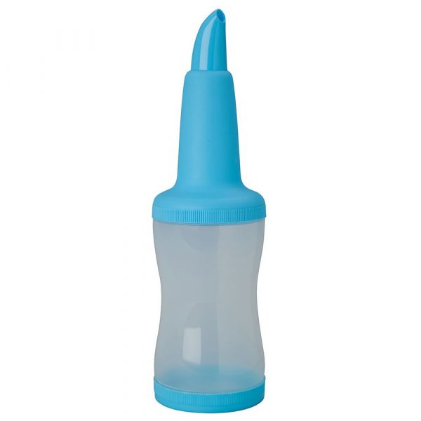 Transportadora Azul FREEPOUR 1LT em Plástico resistente de alta qualidade para transporte de líquidos de forma prática e segura.