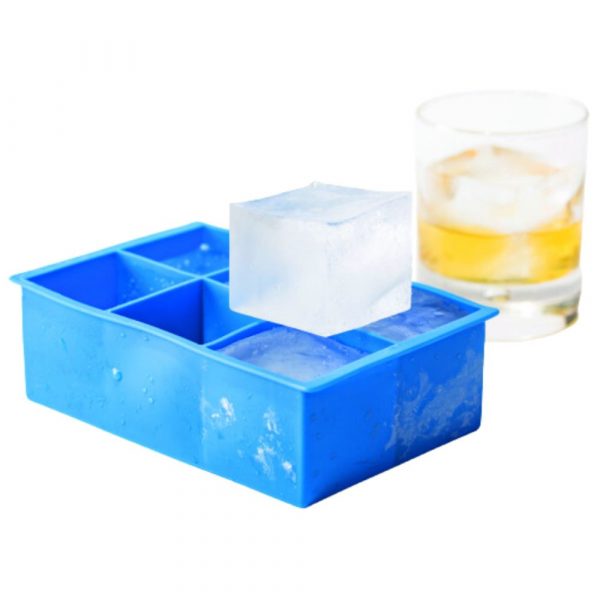 Molde para cubo de gelo XL de alta qualidade, 170x110mm - Ideal para bebidas refrescantes em dias quentes. Compre já!