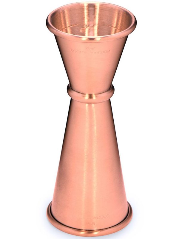 Medida japonesa de cobre de alta qualidade para doses de 2.5 / 5 cl. Ideal para bartenders exigentes. Compre agora!