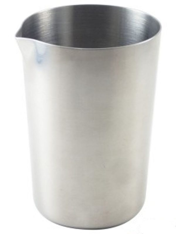 Frascos de vidro para misturar bebidas de 50cl com design em aço inoxidável para compra online. Ideal para cocktails e bebidas.