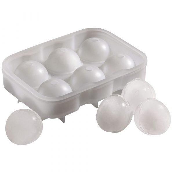 Molde de Silicone Natural para 6 Esferas de 4,5cm - Ferramenta de Qualidade Premium para Modelagem de Doces e Sobremesas