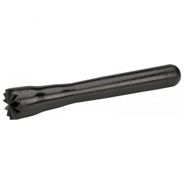 Machado de 24cm em ABS preto para preparo de cocktails. Ferramenta de bar de alta qualidade para misturar e esmagar ingredientes.