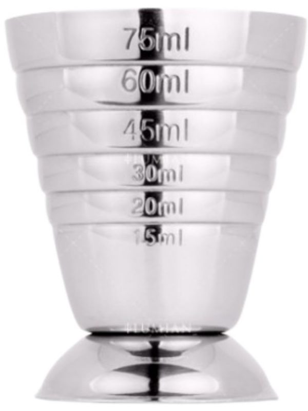 Medidor Multi Nível de 15-75ml Urano para Coquetéis - Ferramenta de Bar Profissional com Design Exclusivo e Alta Qualidade. Compre Online!