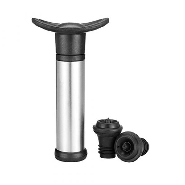 Conjunto Premium para Vinho com Bomba e 2 Rolhas de Vinho - Aproveite a Qualidade Suprema!