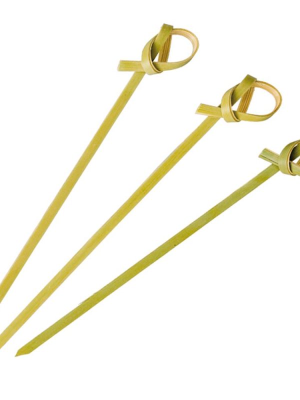 Palito Bambu Noshikushi 10,5cm (200 unidades) 00940 - Utensílio de alta qualidade para culinária japonesa, perfeito para sushi e sashimi. Embalagem com 200 unidades.