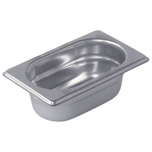 Recipiente Gastronorm Inox 1/9 65mm - Armazene alimentos com qualidade premium neste recipiente de aço inoxidável. Ideal para uso profissional.