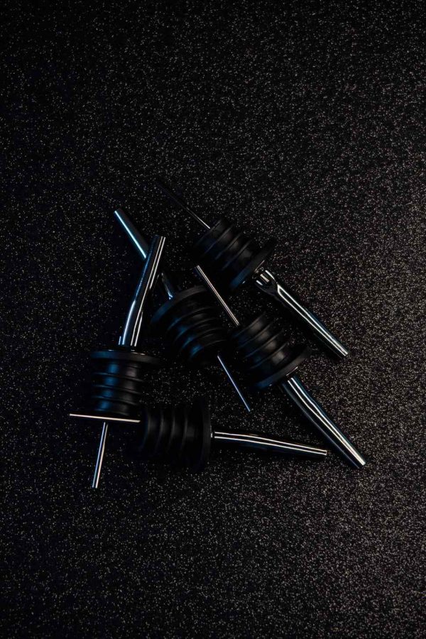 Recipiente Speed preto brilhante 5pcs - Organização de cozinha premium com design elegante e durável. Ideal para armazenar alimentos. Compre Online!