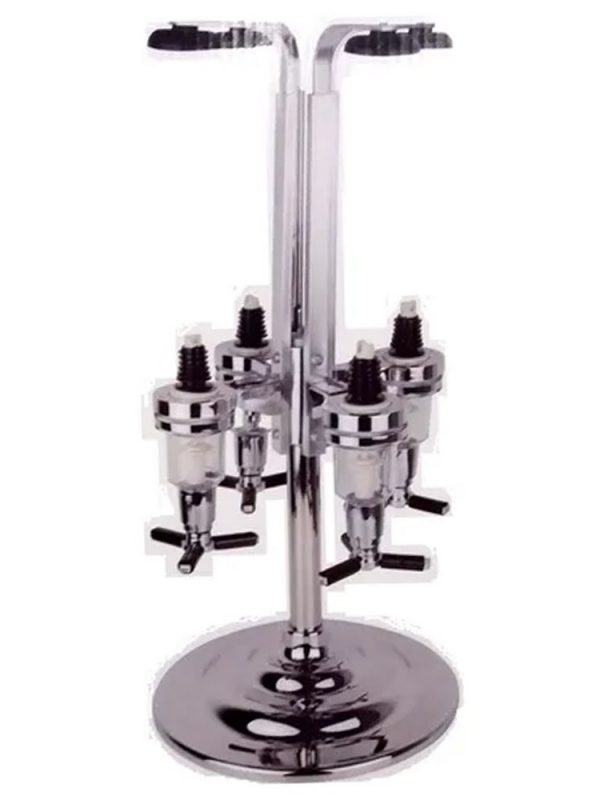 Suporte Rotativo para 4 Transportadores de Qualidade Premium - Organize o seu espaço com este suporte funcional e durável!