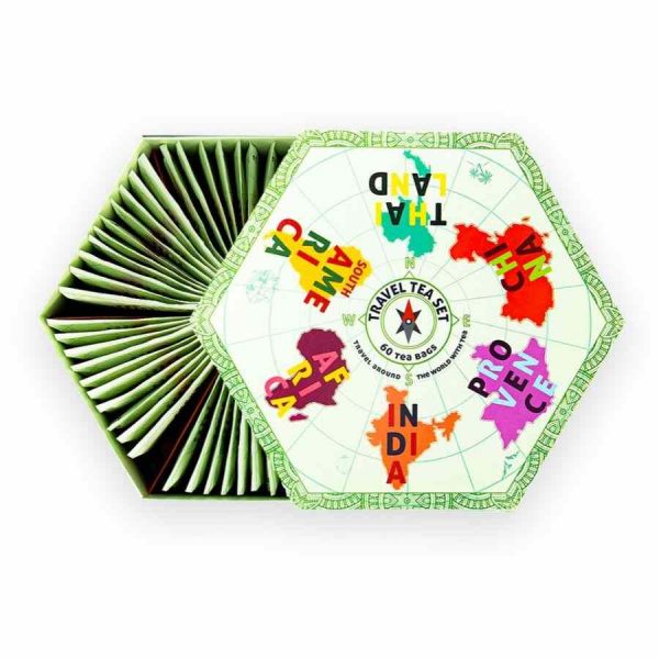 Conjunto de chá de viagem Acorus, 60 saquetas de chá para desfrutar em qualquer lugar. Chá de qualidade premium para momentos especiais. Compre online!