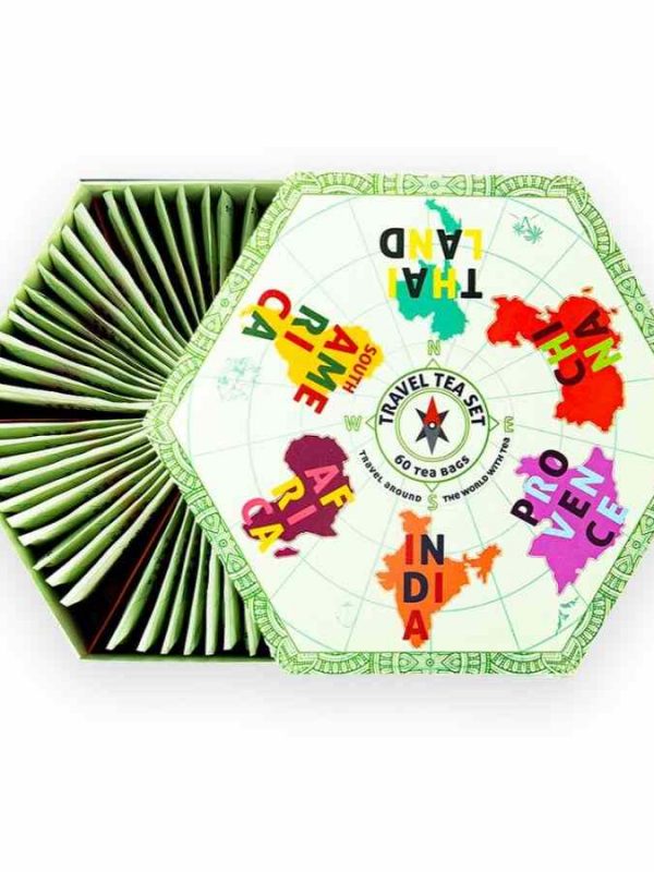 Conjunto de chá de viagem Acorus, 60 saquetas de chá para desfrutar em qualquer lugar. Chá de qualidade premium para momentos especiais. Compre online!