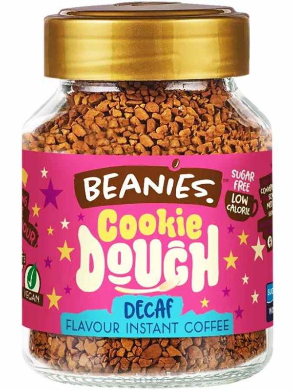 Gorro Descafeinado com Sabor a Biscoito e Café Instantâneo de 50 g - Desfrute de uma mistura luxuosa e indulgente para momentos especiais.
