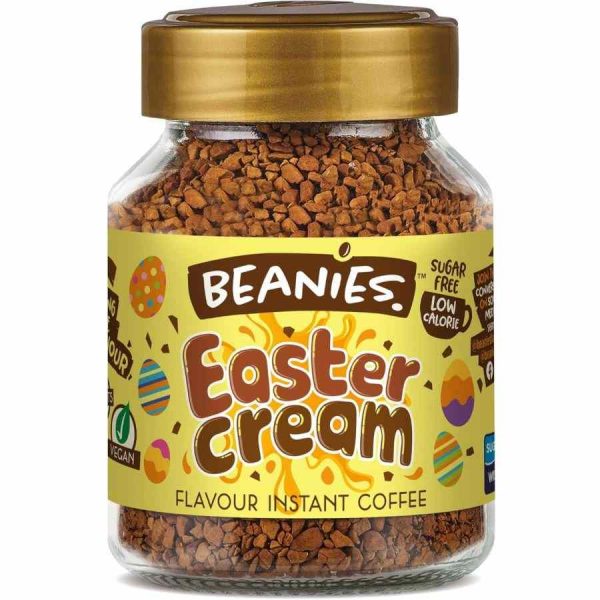 Beanies Café Instantâneo Sabor Creme de Páscoa 50 g - Delicie-se com o café instantâneo premium com sabor a creme de Páscoa. Compre online agora!