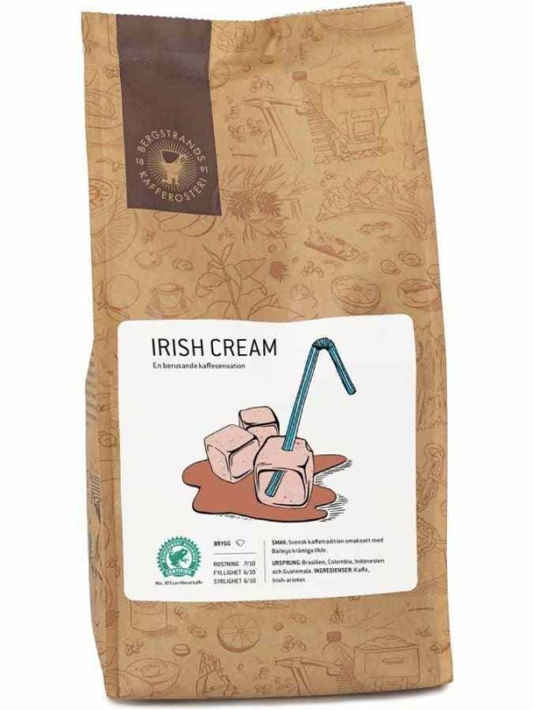 Café moído premium com delicioso sabor a creme irlandês Bergstrands 250 g - Oferta online de café de alta qualidade. Aproveite!
