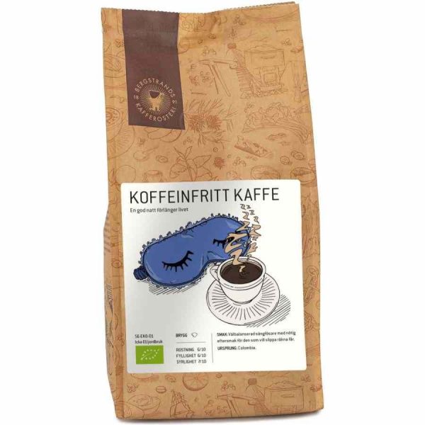 Café Descafeinado Bergstrands Koffeinfritt 250 g Moído - Desfrute do aroma intenso deste café de qualidade premium. Compre online agora!