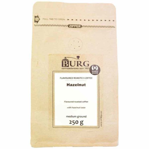Café Sabor Burg moído de avelã 250 g, uma delícia para os amantes de café. Aproveite a qualidade deste produto premium!