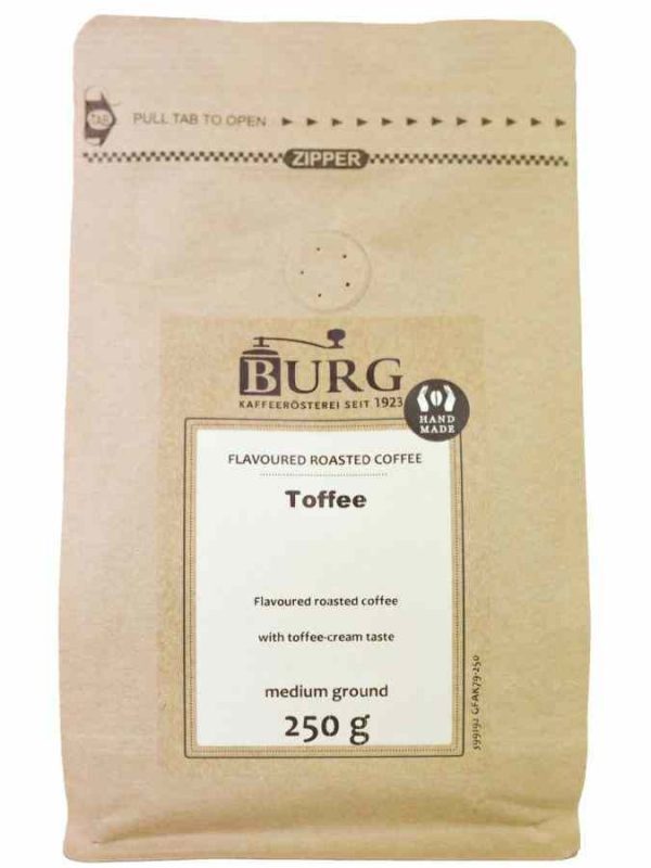 Café Sabor Burg Moído com Delicioso Sabor a Caramelo - 250 g. Café de Qualidade Premium para Comprar Online. Ideal para os Amantes de Café.