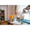 Stylish stainless steel milk jug for baristas, perfect for latte art and steamy froths