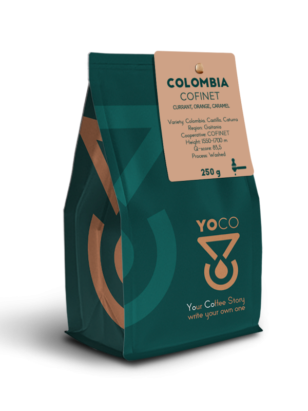 Colômbia COFINET | Café Expresso 250g - Desfrute do sabor intenso deste café premium diretamente em sua casa! Compre online agora.