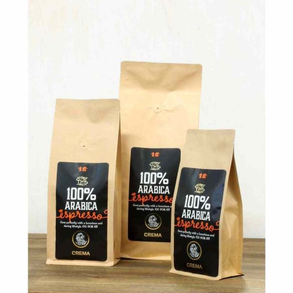 Indulge in the rich flavors with our Crema Espresso Tasting Pack 3 x 250 g - a premium selection of high-quality coffee beans for true coffee lovers.
