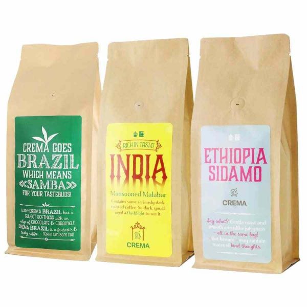 Cafés Filtro Crema - Sabor Intenso em Embalagem de 3 x 500 g para Desfrutar em Casa - Compre Agora!