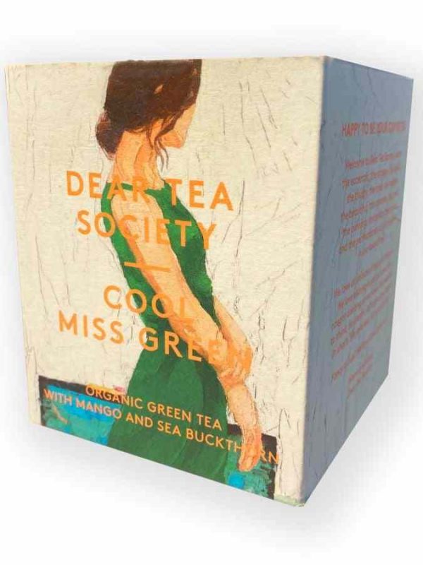 Chá verde orgânico Cool Miss Green da Dear Tea Society em embalagem de 80 g - A escolha refrescante e saudável para os amantes de chá verde!