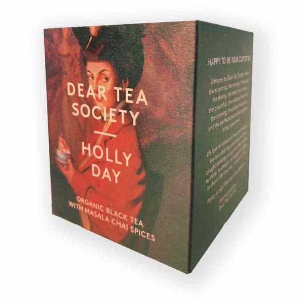 Chá Preto Orgânico Dear Tea Society Holly Day 80g - Delicie-se com este chá preto orgânico premium de 80g. Aproveite cada gole!