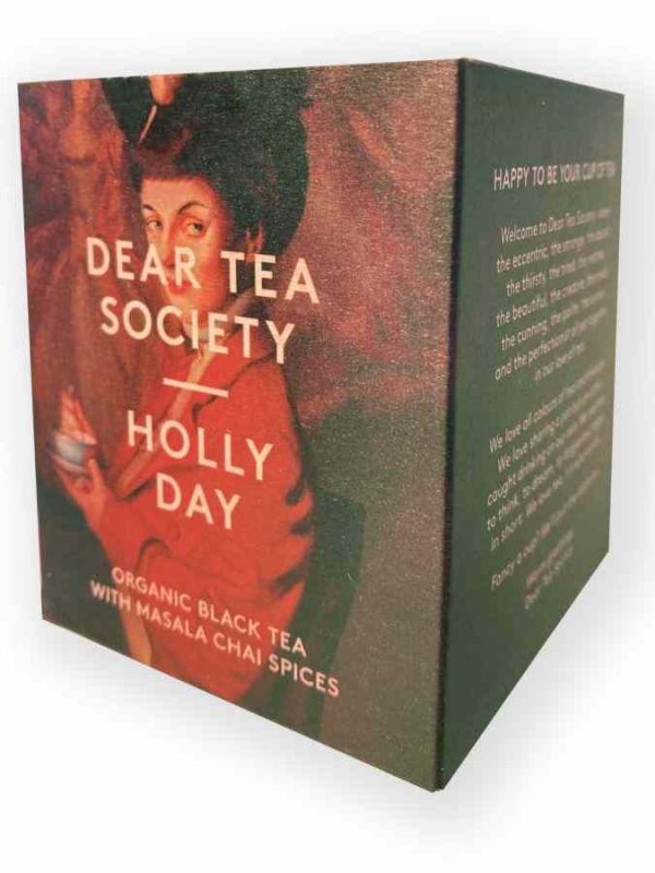Chá Preto Orgânico Dear Tea Society Holly Day 80g - Delicie-se com este chá preto orgânico premium de 80g. Aproveite cada gole!