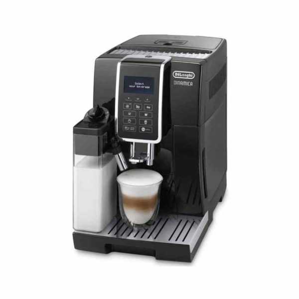 Máquina de café DeLonghi ECAM350.55.B Dinamica automática em preto para saborear o seu café perfeito em casa. Compre online!