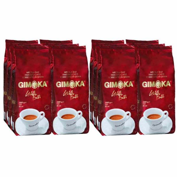 Café Gimoka Gran Bar em Grãos 12 x 1 kg - Sabor intenso para os amantes de café. Aproveite esta oferta exclusiva online!
