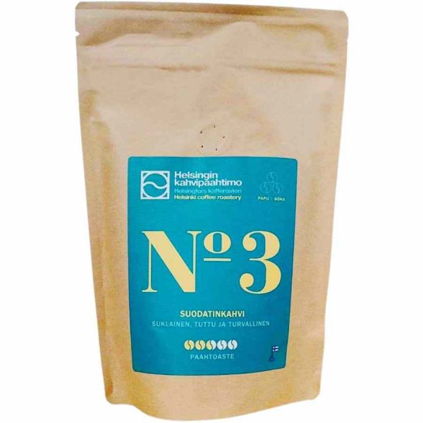 Mistura de café de Helsínquia nº 3, torrado com mestria para os verdadeiros apreciadores. Desfrute de um café premium em casa!