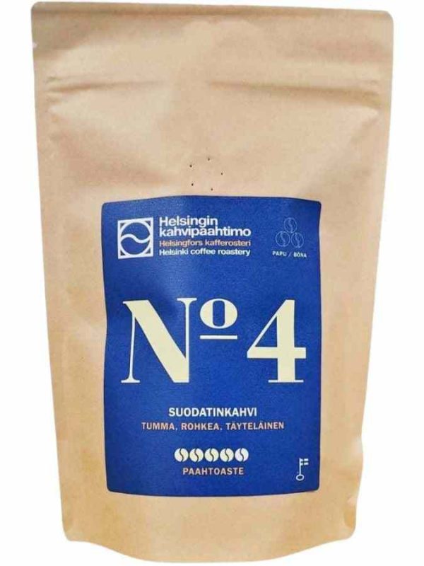 Café de qualidade premium de Helsínquia nº 4 - Torrado na perfeição para os amantes de café exigentes. Aproveite este blend irresistível!