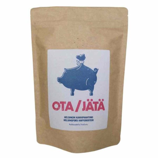 Delicie-se com os 250 g de grãos de café Helsinki Coffee Roastery Take/Leave - Qualidade Premium para Saborear em Casa.