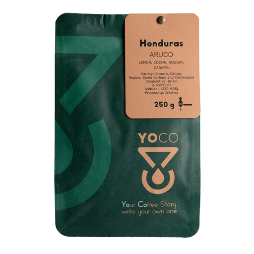 Honduras Aruco | Café Expresso 250g - Delicie-se com o melhor café expresso de Honduras. Compre online e saboreie a qualidade suprema.