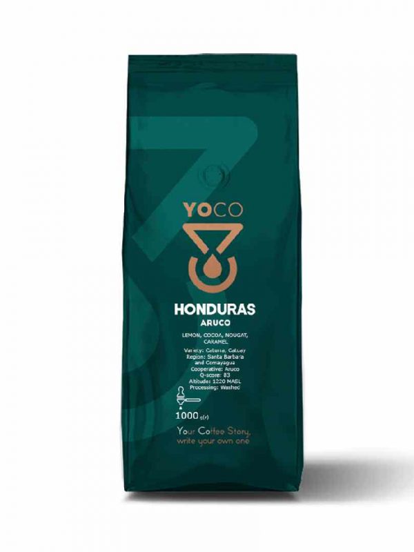Honduras grãos de café especiais Aruco, 1kg - Café premium de origem única para os apreciadores exigentes. Compre online!