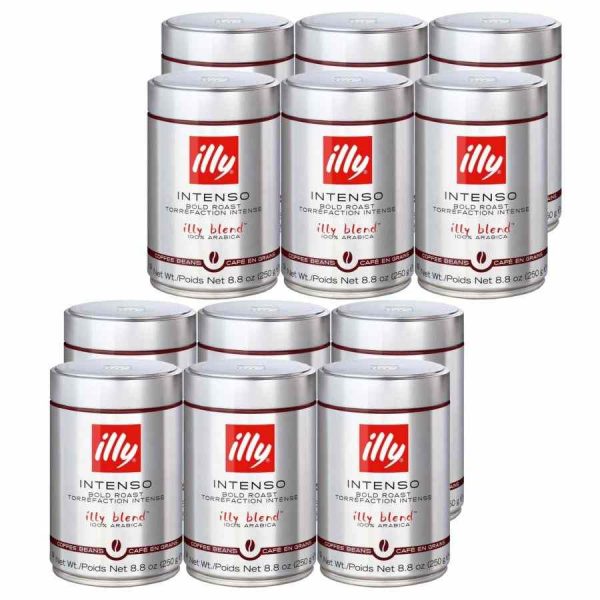 Café illy Espresso Intenso 250 g - Sabor intenso e aroma requintado. Compre agora e desfrute do melhor café em casa.