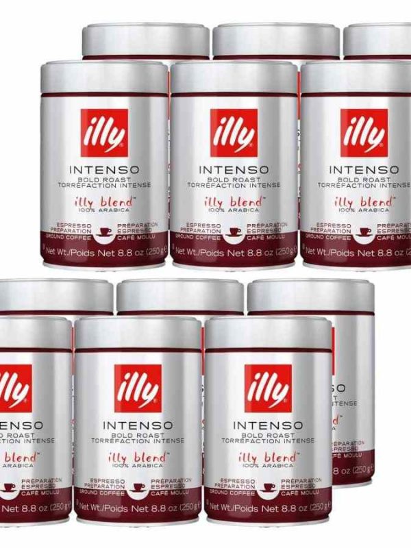 Café Illy Espresso Intenso 250 g - Aroma rico e intenso para os amantes de café. Compre online e saboreie a qualidade premium da Illy.