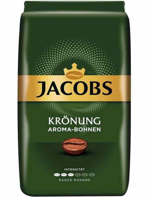 Café Jacobs Krönung 500 g – Grãos de Café Torrados de Qualidade Superior para Desfrutar em Casa. Compre Agora e Desfrute do Melhor Café!