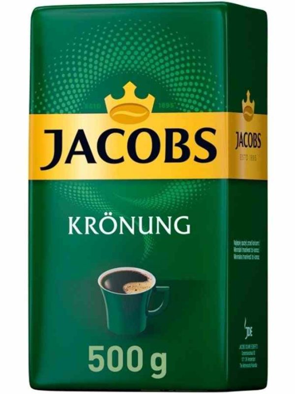 Café Jacobs Kronung 500g moído torrado - Aroma rico e intenso para momentos únicos. Compre o melhor café online!
