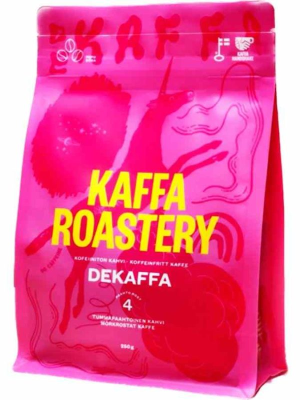 Café Descafeinado Kaffa Dekaffa em Grãos 250g - Sabor intenso e qualidade premium. Desfrute de um café rico sem cafeína!