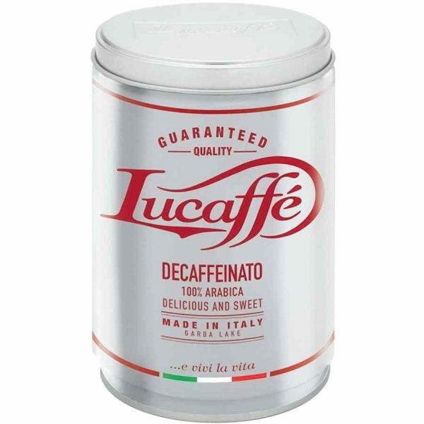 Café Descafeinado Lucaffé Decaffeinato - Aromático e suave, a escolha perfeita para quem adora café sem cafeína. Compre online e desfrute!