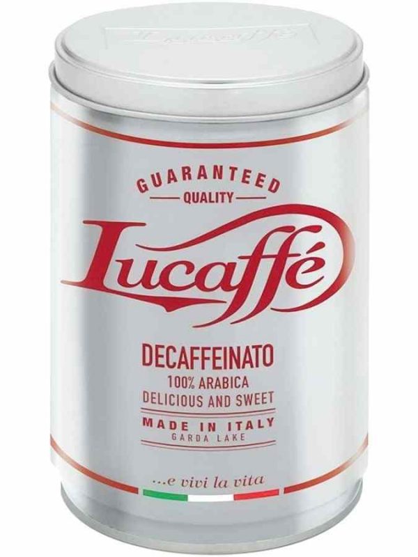 Café Descafeinado Lucaffé Decaffeinato – Aroma intenso e sabor suave, ideal para os apreciadores de café sem cafeína. Compre online!