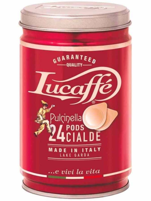 Cápsulas de café expresso Lucaffé Pulcinella E.S.E. - Sabor intenso e aroma irresistível para os amantes de café exigentes. Compre online agora!