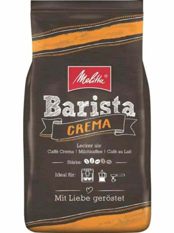 Creme Melitta Barista 1 kg em Grãos de Café - Aprecie o Sabor Intenso do Café em Grãos de Qualidade Premium da Melitta. Ideal para Momentos Especiais!