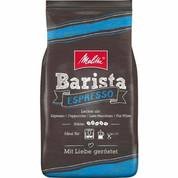 Delicioso Café Melitta Barista Espresso 1 kg em grãos - Aroma intenso e sabor requintado para os amantes de café exigentes. Compre online!