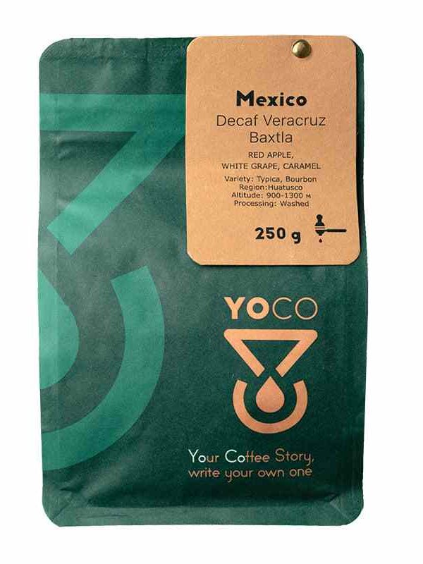 México Descafeinado Veracruz | Café Expresso 250g - Delicioso café descafeinado de Veracruz em grão para preparar um expresso perfeito.
