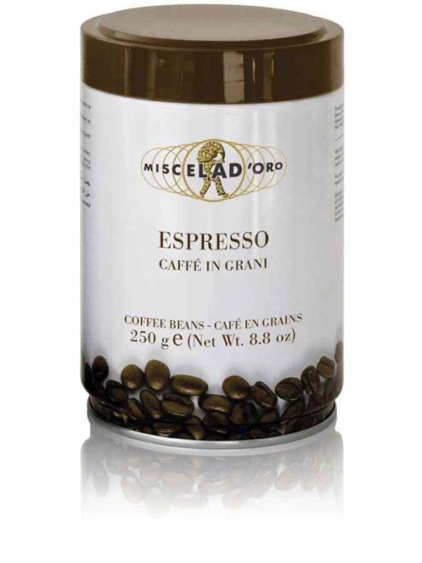 Café Miscela d'Oro Expresso em lata de 250g - Qualidade premium para um sabor intenso e autêntico. Compre online agora!